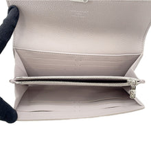 Load image into Gallery viewer, LOUIS VUITTON Portefeuille Sarah Metis Bloom GreyM13463 Monogram Empreinte Leather