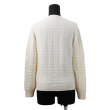 Load image into Gallery viewer, HERMES H Ash Knit Sweater Size 36 Ivory Wool 100%