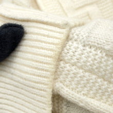 Load image into Gallery viewer, HERMES H Ash Knit Sweater Size 36 Ivory Wool 100%