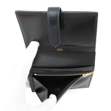 将图像加载到图库查看器中,HERMES ★Bearn Compact Black Box Calf Leather