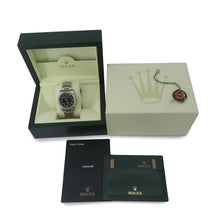 将图像加载到图库查看器中,ROLEX Oyster Perpetual W36mm Stainless Steel Black Dial116000