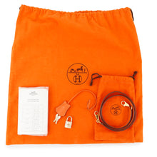 将图像加载到图库查看器中,HERMES Bolide Orange Taurillon Clemence Size 31