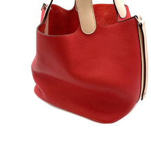 将图像加载到图库查看器中,HERMES ★Picotin Lock Touch Rouge Tomate/Rose Eglantine Taurillon Clemence Swift Leather Size MM
