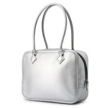 Load image into Gallery viewer, HERMES Plume Olympic Limited Silver Chevre Myzore Goatskin Size Mini