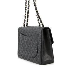 将图像加载到图库查看器中,CHANEL Jumbo Matelasse ChainShoulder Bag BlackA11869 Caviar Leather Size 30