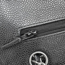 将图像加载到图库查看器中,CHANEL ★Matelasse ChainShoulder Bag BlackA01112 Caviar Leather Size 25
