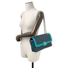 Load image into Gallery viewer, CHANEL Matelasse ChainShoulder Bag Green Lambskin