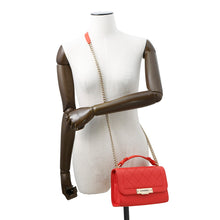 Load image into Gallery viewer, CHANEL Clic Label 2-way Bag RedA93701 Leather