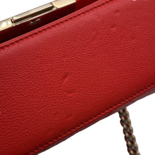 将图像加载到图库查看器中,CHANEL Clic Label 2-way Bag RedA93701 Leather