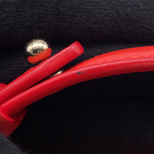 将图像加载到图库查看器中,CHANEL Clic Label 2-way Bag RedA93701 Leather