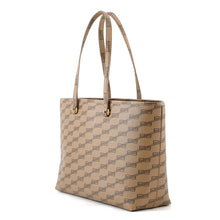 将图像加载到图库查看器中,BALENCIAGA ★BBMonogram Signature Shopper Bag Brown702698 PVC