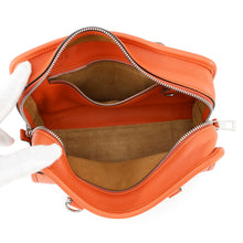 将图像加载到图库查看器中,LOEWE Amazona 2wayBag OrangeA039N07X02 Leather
