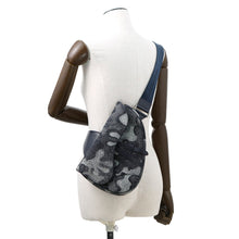 将图像加载到图库查看器中,Dior Camouflage Saddle Crossbody Bag Navy Canvas