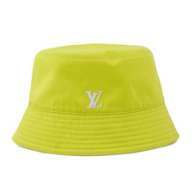 将图像加载到图库查看器中,LOUIS VUITTON Monogram Neon Reversible Bucket Hat Size L Neon Yellow/WhiteM7064L Cotton