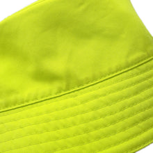 将图像加载到图库查看器中,LOUIS VUITTON ★Monogram Neon Reversible Bucket Hat Size L Neon Yellow/WhiteM7064L Cotton