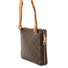 将图像加载到图库查看器中,LOUIS VUITTON Soft Trunk / Messenger BrownM68494 Monogram Size PM