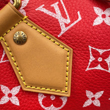 Load image into Gallery viewer, LOUIS VUITTON ★Speedy P9 Bandouliere RedM24425 Calf Leather Monogram Size 25