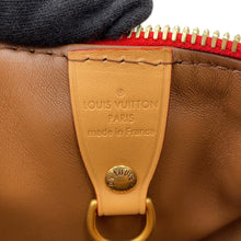 将图像加载到图库查看器中,LOUIS VUITTON Speedy P9 Bandouliere RedM24425 Calf Leather Monogram Size 25