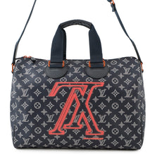 将图像加载到图库查看器中,LOUIS VUITTON ★Speedy Bandouliere NavyM43697 Monogram Ink Size 40