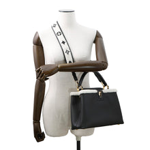 将图像加载到图库查看器中,LOUIS VUITTON Capucines NoirM59073 Taurillon Leather Shearling Size MM