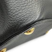 将图像加载到图库查看器中,LOUIS VUITTON Capucines NoirM59073 Taurillon Leather Shearling Size MM