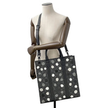 Load image into Gallery viewer, LOUIS VUITTON ★LV × YK Sac Plat NoirM46404 Monogram Eclipse Painted Dot