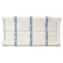 Load image into Gallery viewer, CELINE Small Cabas Thais Tote Bag White/Blue199162EYI.01BB Textile Leather Size Small