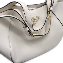 Load image into Gallery viewer, PRADA Tote Bag White1BG483 Leather