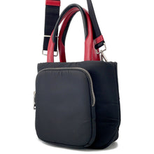 Load image into Gallery viewer, PRADA Cargo 2-way Tote Bag Black/Red1BG270 Nylon Leather Size Small