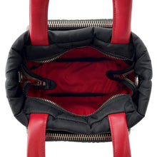 将图像加载到图库查看器中,PRADA Cargo 2-way Tote Bag Black/Red1BG270 Nylon Leather Size Small