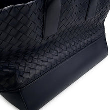 将图像加载到图库查看器中,Bottega Veneta Bottega Veneta INTRECCIATO Tote Bag Black Leather