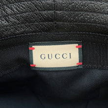 将图像加载到图库查看器中,GUCCI Horsebit bucket hat Size S Black666600 Lambskin