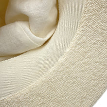 Load image into Gallery viewer, HERMES Pile knit Cap Size 56 Ivory Cotton80% Rayon20%