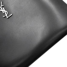 将图像加载到图库查看器中,SAINT LAURENT PARIS Monogram Zip Tablet Holder Black453249 Leather