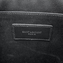 将图像加载到图库查看器中,SAINT LAURENT PARIS Monogram Zip Tablet Holder Black453249 Leather