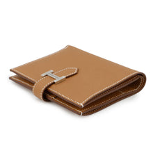 将图像加载到图库查看器中,HERMES ★Bean Compact Gold Epsom