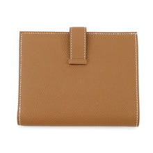 将图像加载到图库查看器中,HERMES BEAN Compact Gold Epsom