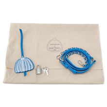 Load image into Gallery viewer, LOUIS VUITTON ★LVxYK Speedy Bandouliere BlueM46425 Monogram Empreinte Leather Size 20