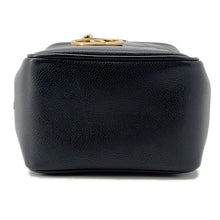 将图像加载到图库查看器中,CHANEL Matelasse Chain vanity bag Black Caviar Leather