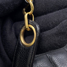 将图像加载到图库查看器中,CHANEL Matelasse Chain vanity bag Black Caviar Leather