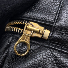 将图像加载到图库查看器中,CHANEL Matelasse Chain vanity bag Black Caviar Leather