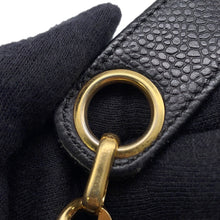 Load image into Gallery viewer, CHANEL Matelasse Chain vanity bag Black Caviar Leather