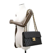 Load image into Gallery viewer, CHANEL ★Single flap Matelasse Chain Shoulder BlackA04412 Lambskin Size 30