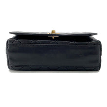 将图像加载到图库查看器中,CHANEL Full Flap Matelasse Shoulder Black Lambskin