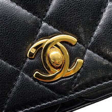 将图像加载到图库查看器中,CHANEL Full Flap Matelasse Shoulder Black Lambskin