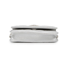 Load image into Gallery viewer, CHANEL Novelty Matelasse Chain Pouch Silver Lambskin