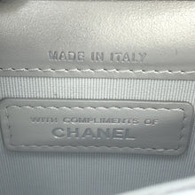 Load image into Gallery viewer, CHANEL Novelty Matelasse Chain Pouch Silver Lambskin