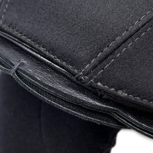 将图像加载到图库查看器中,CHANEL Camellia ChainPochette Black Satin Leather