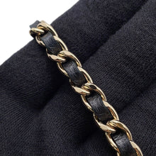 Load image into Gallery viewer, CHANEL ★Camellia ChainPochette Black Satin Leather