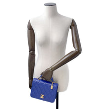 将图像加载到图库查看器中,CHANEL Matelasse 2WAYBag BlueAS4286 Caviar Leather